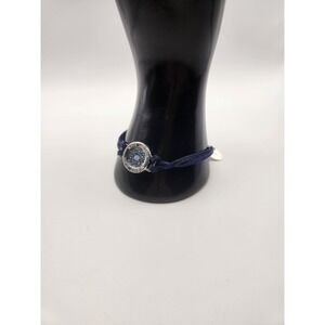 GlassOfVenice Rosetta Murano Glass Millefiori Bracelet - Blue